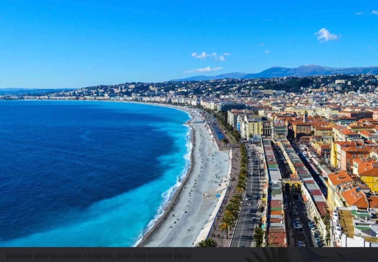 F2 Lumineux 8 Min A Pieds De La Plage Nice Extérieur photo